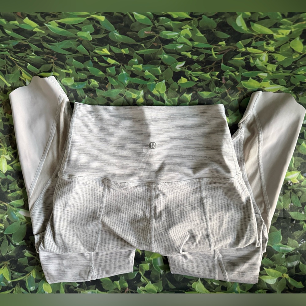 Lululemon Gray High-Waisted Leggings